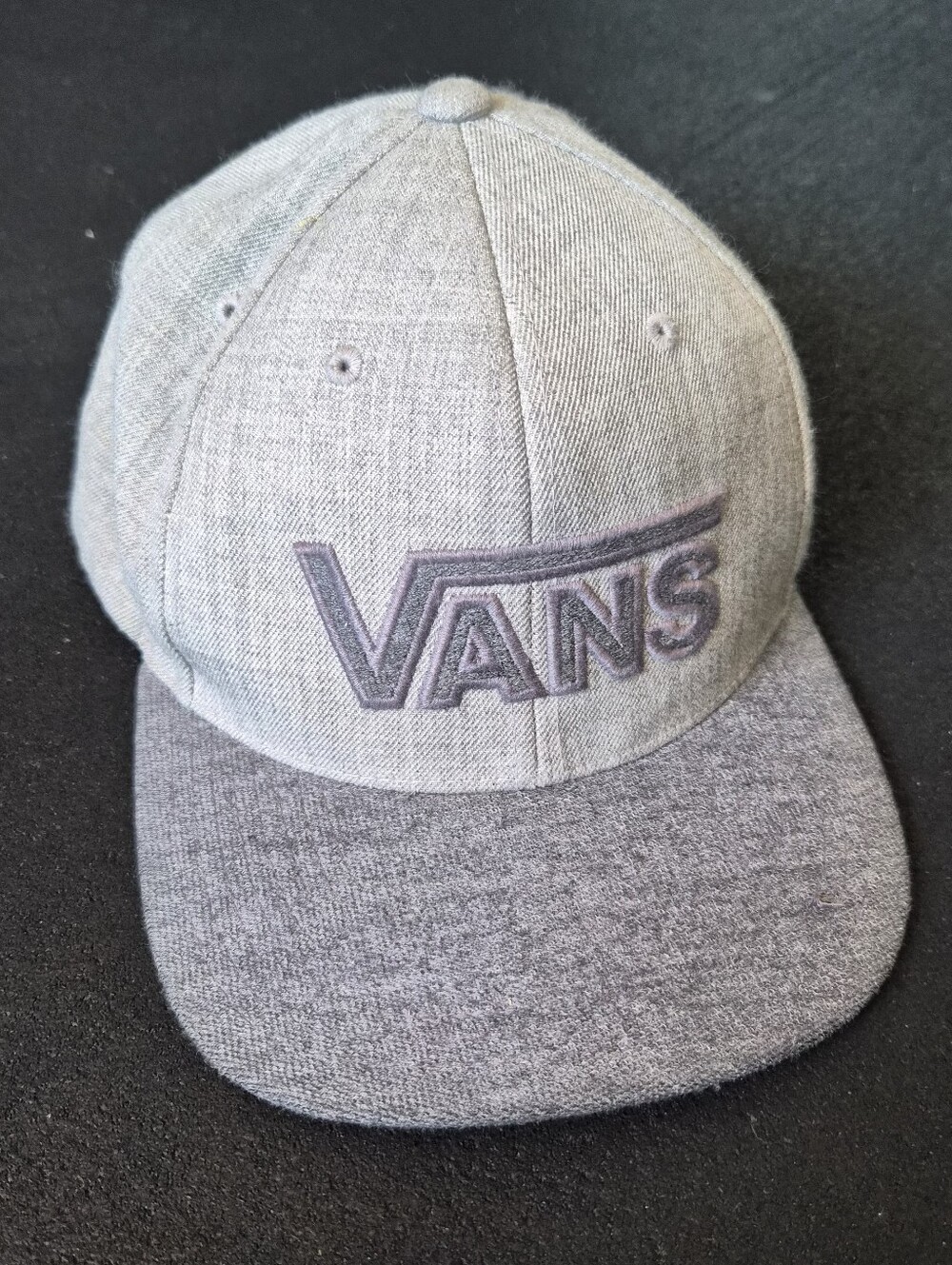 Vans Grey Logo Snapback Cap